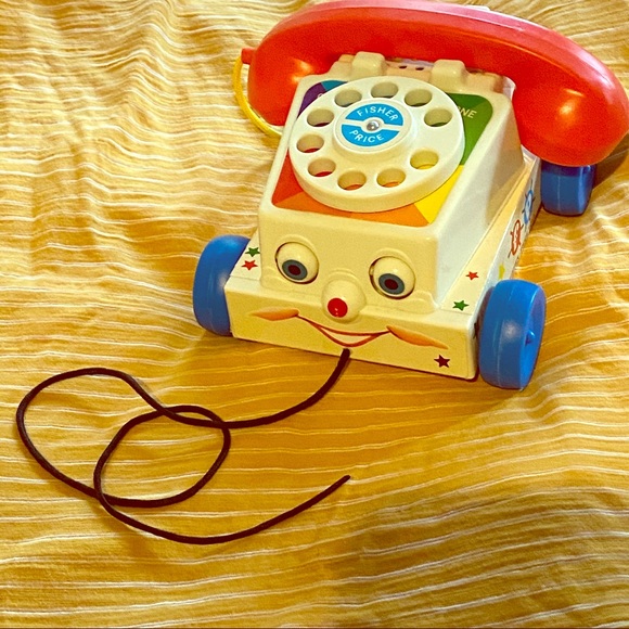 fisher price toy telephone vintage